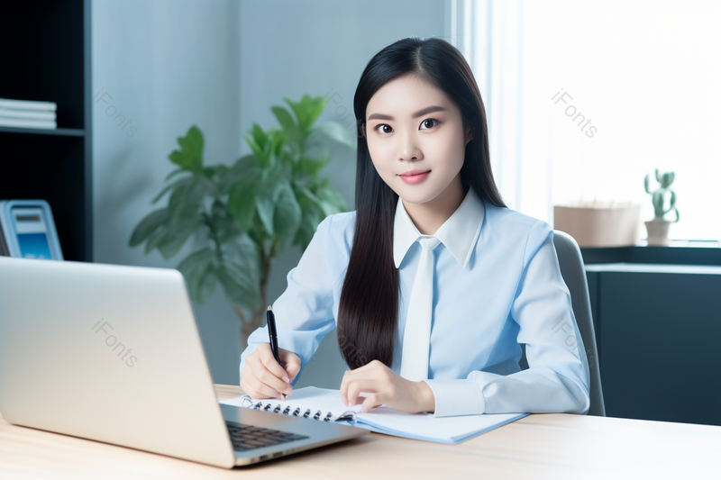 认真工作自信的商务女性,高清,摄影图,摄影图片,图片大全,摄影图免费下载